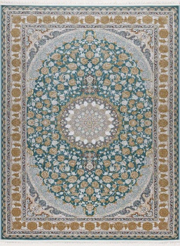 MASHAD 1200-G129 BLUE-GRAY - ковры размером 1.6х2.3