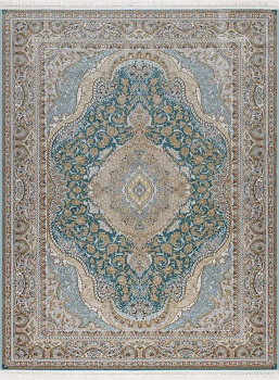 MASHAD 1200-146 STAN BLUE / GRA - ковры размером 2х3